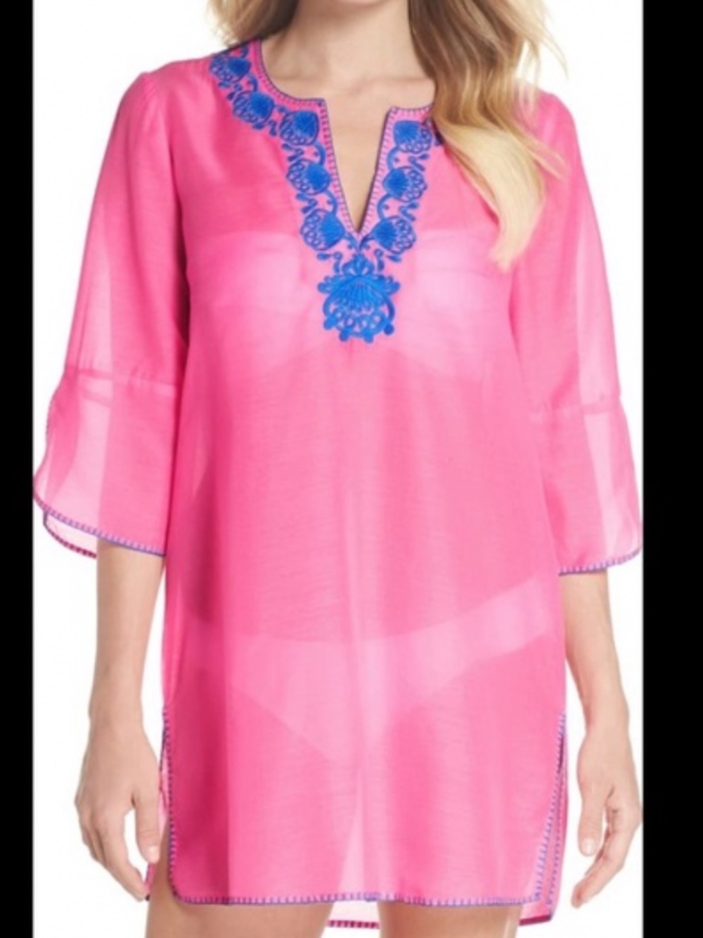 Lilly Pulitzer Pink Swim Cover-Up Size Large